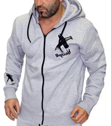 RMK Collegejacke Herren Kapuzenjacke Grau/Blau/Dunkelblau/Grün/Silber/Hellblau/Hellgrau