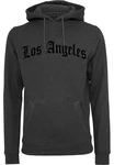 MisterTee Sweatshirt Herren Los Angeles Wording Hoody Dunkelgrau/Grün/Blau/Hellgrau/Grau/Rot