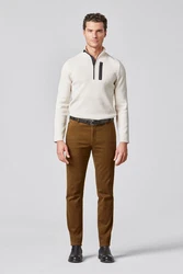 MEYER Chinohose Bonn Khaki/Braun