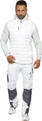 Leibwchter Hybridjacke Casual-Line Grau/Weiß/Silber/Creme