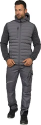 Leibwchter Hybridjacke Casual-Line Grau/Dunkelgrau/Hellgrau
