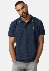 Indicode T-Shirt Mecklenburgh Dunkelblau/Türkis/Blau