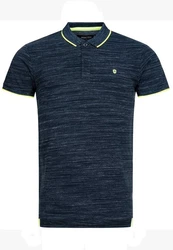 Indicode T-Shirt Mecklenburgh Dunkelblau/Türkis/Blau
