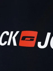 Jack & Jones T-Shirt JJECORP LOGO TEE SS CREW NECK NOOS Schwarz/Dunkelblau/Hellblau