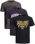 Jack & Jones Print-Shirt Unifarbe Jack & Jones Print-Shirt Unifarbe