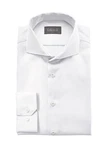FAKTS Langarmhemd Weiß/Silber/Grau/Creme