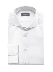 FAKTS Langarmhemd Weiß/Silber/Grau/Creme