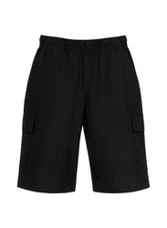 Trigema Jerseyhose Cargo-Bermuda schwarz