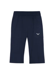 Trigema Jerseyhose Bermuda Style Dunkelblau/Blau/Hellblau/Schwarz