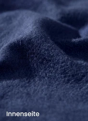Trigema Jerseyhose Fleece Freizeithose blau/navy