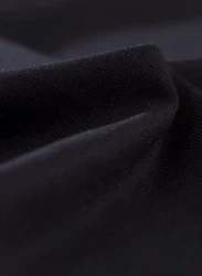 Trigema Longsleeve Shirt mit Stehkragen Schwarz