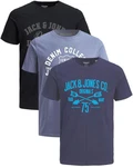 Jack & Jones Print-Shirt Unifarbe Jack & Jones Print-Shirt Unifarbe