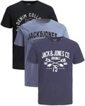 Jack & Jones Print-Shirt Dunkelblau/Blau Jack & Jones Print-Shirt Dunkelblau/Blau