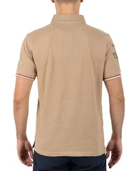 Geographical Norway T-Shirt Kurzarm Poloshirt bakidney Men Beige