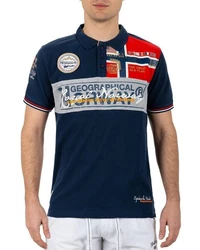 Geographical Norway T-Shirt Kurzarm Poloshirt bakidney Men Navy