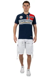 Geographical Norway T-Shirt Kurzarm Poloshirt bakidney Men Navy