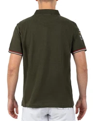 Geographical Norway T-Shirt Kurzarm Poloshirt bakidney Men Kaki