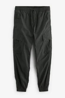 Next Utility-Cargohose Regular Tapered Dunkelgrün/Khaki