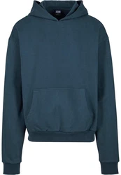 Urban Classics Sweatshirt Ultra Heavy Hoody Dunkelblau/Blau/Hellblau/Grau