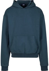 Urban Classics Sweatshirt Ultra Heavy Hoody Dunkelblau/Blau/Hellblau/Grau
