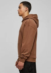 Urban Classics Sweatshirt Ultra Heavy Hoody Braun/Orange
