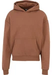Urban Classics Sweatshirt Ultra Heavy Hoody Braun/Orange