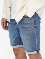 ONLY&SONS Herren ONSPLY JOG SHORTS PK 8584 Jeans-Shorts Blau/Hellblau/Dunkelblau