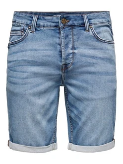 ONLY&SONS Herren ONSPLY JOG SHORTS PK 8584 Jeans-Shorts