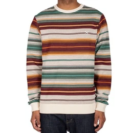 Sweatshirt - gestreiftes Langarmshirt - Santo Crew [beige]