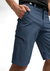 Maier Sports Bermuda Nil Blau/Grau/Dunkelblau/Hellblau