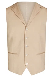 HECHTER PARIS Anzugweste Beige/Khaki/Braun