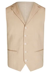HECHTER PARIS Anzugweste Beige/Khaki/Braun