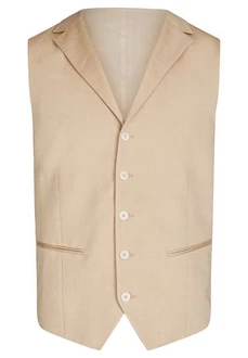 HECHTER PARIS Anzugweste Beige/Khaki/Braun
