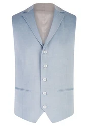 HECHTER PARIS Anzugweste Blau/Hellblau/Grau