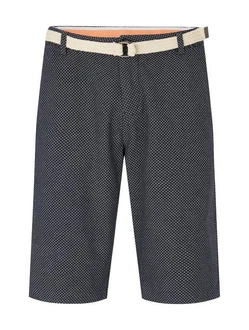 TOM TAILOR Shorts Slim Chino Bermuda With Belt