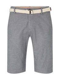 Shorts Slim Chino Bermuda With Belt (1-tlg)