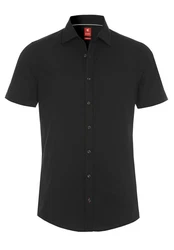 Pure Hatico Kurzarmhemd Slim Fit Unifarben 