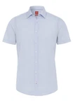 Pure Hatico Kurzarmhemd Slim Fit Unifarben 