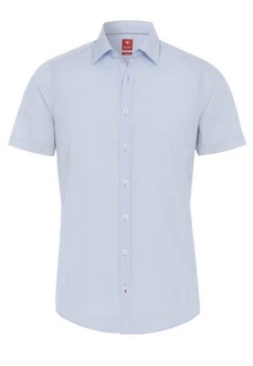 Pure Hatico Kurzarmhemd Slim Fit Unifarben Pure Hatico Kurzarmhemd Slim Fit Unifarben