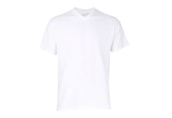 GTZBURG T-Shirt mit V-Ausschnitt, kurzarm Weiß