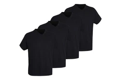 GTZBURG T-Shirt mit V-Ausschnitt, kurzarm Dunkelblau/Schwarz