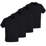 GTZBURG T-Shirt mit V-Ausschnitt, kurzarm Dunkelblau/Schwarz