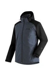 Maier Sports Funktionsjacke Gregale DJ M He-Doppeljacke mTEX Anorak Dunkelblau/Grau/Blau