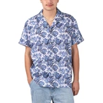 Drykorn Kurzarmhemd Bijan Shirt Blau