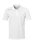 uhlsport T-Shirt Essential Poloshirt Weiß/Grau/Silber/Creme