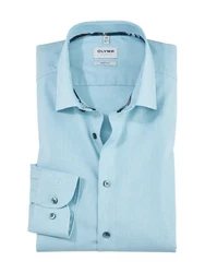 OLYMP Businesshemd Level Five Hellblau/Blau/Türkis