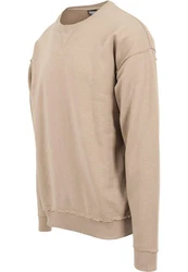 Urban Classics Rundhalspullover Oversized Open Edge Crew 
