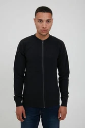 !Solid Cardigan SDCezar Schwarz