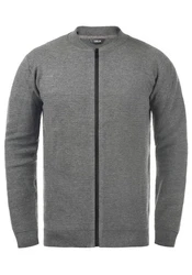 !Solid Cardigan SDCezar Hellgrau/Dunkelgrau/Grau