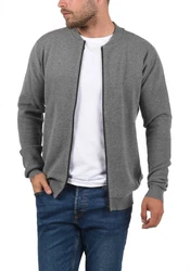 !Solid Cardigan SDCezar Hellgrau/Dunkelgrau/Grau